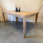 Tuintafel - 150 x 90 cm - massief teakhout - Bij TTM Wonen, TTM Wonen, Meubels – (Perzische) Tapijten en Woonaccessoires, Taag 63, 2491 CS, Den Haag (Forepark)