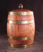 Antieke houten tabakspot, Ophalen of Verzenden