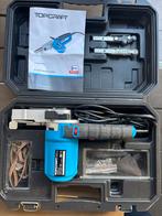 Topcraft Powervijl 400W met accessoires en koffer, Ophalen of Verzenden, Zo goed als nieuw, Minder dan 600 watt, Bandschuurmachine