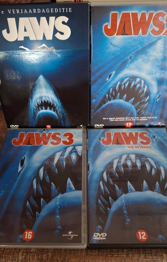 Jaws Complete Collection DVD Boxset - 30e Verjaardageditie, Vanaf 16 jaar, Ophalen of Verzenden, Gebruikt, Boxset
