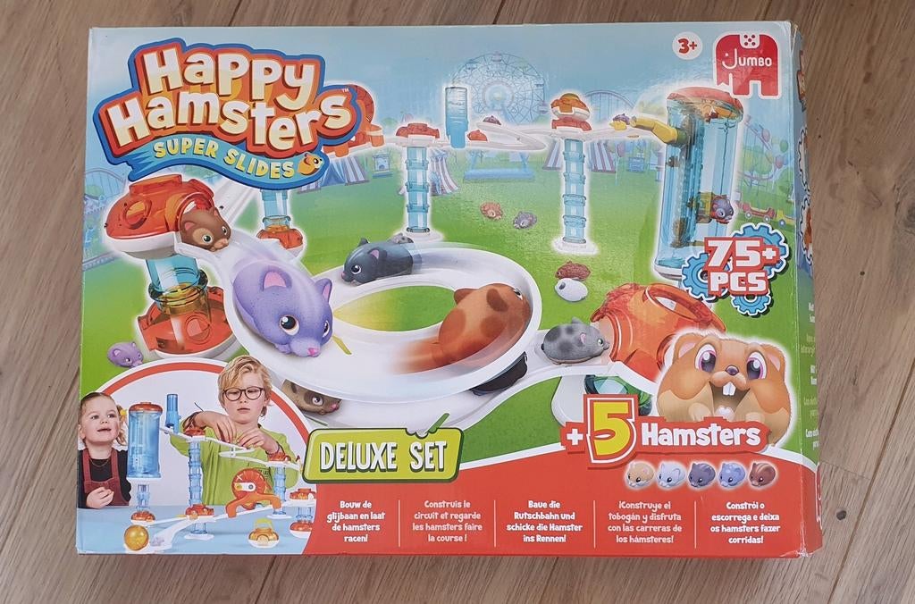 Happy Hamsters Super Slides Deluxe Set - Racebaan, Ophalen, Gebruikt, Jongen of Meisje