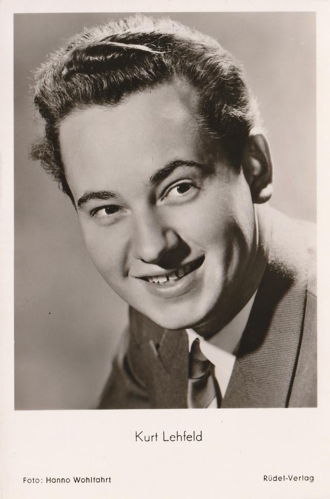 Oude Kaart Kurt Lehfeld, Verzamelen, Verzenden, 1940 tot 1960, Ongelopen, Sterren en Beroemdheden