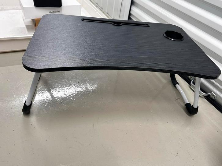 Opvouwbaar Laptoptafeltje - Zwart, Computers en Software, Laptoptafels, Zo goed als nieuw, Ophalen