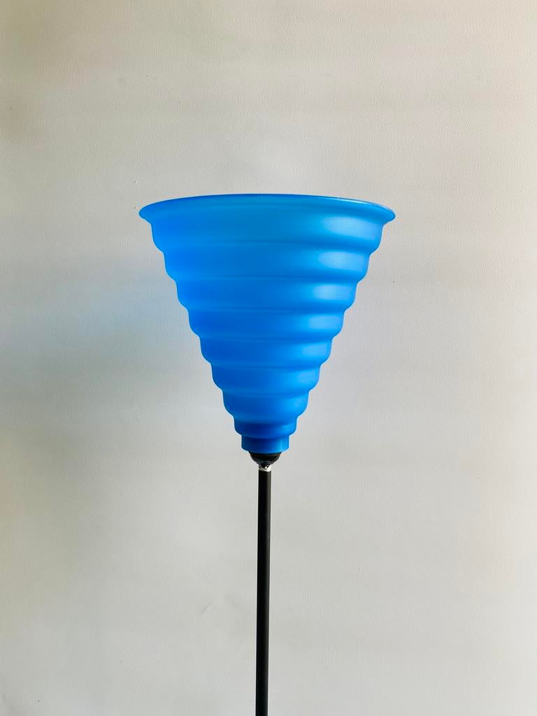 Ikea vloerlamp Memphis Style jaren 80, Huis en Inrichting, Lampen | Vloerlampen, Gebruikt, 150 tot 200 cm, Kunststof, Metaal, Ophalen of Verzenden