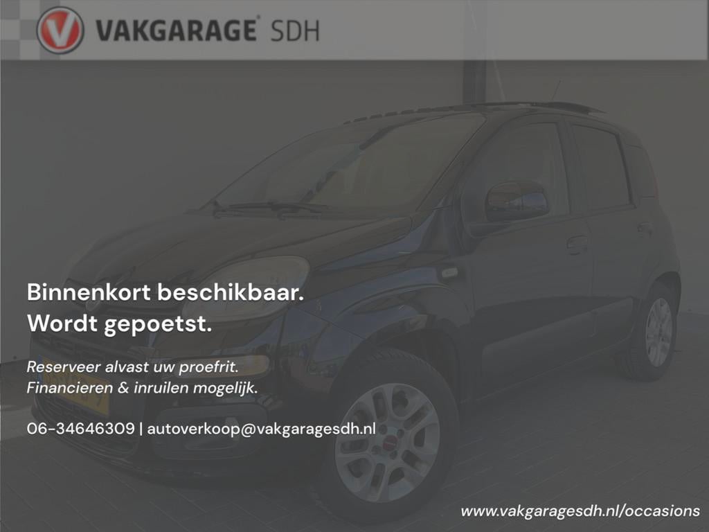 Fiat Panda 0.9 TwinAir Lounge|Panoramadak|Automaat|Trekhaak|, Auto's, Fiat, Euro 5, Zwart, Panda, Zwart