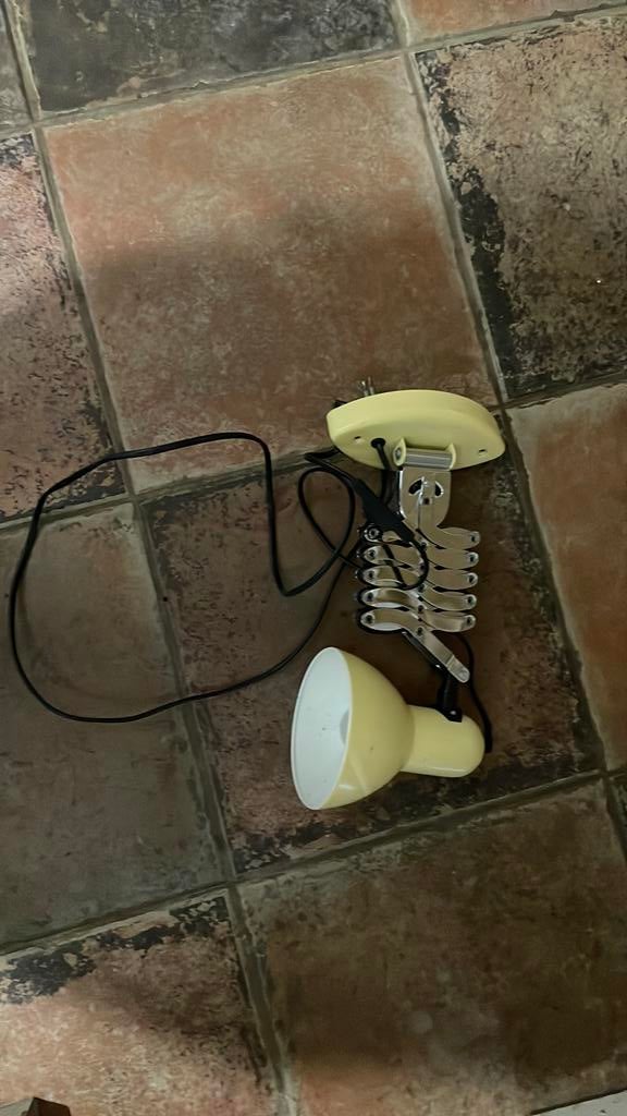 Vintage uittrekbare lamp jaren ‘60 of ‘70, Ophalen of Verzenden, Zo goed als nieuw