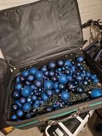 Kerstballen blauw + verlichting, Diversen, Kerst, Ophalen