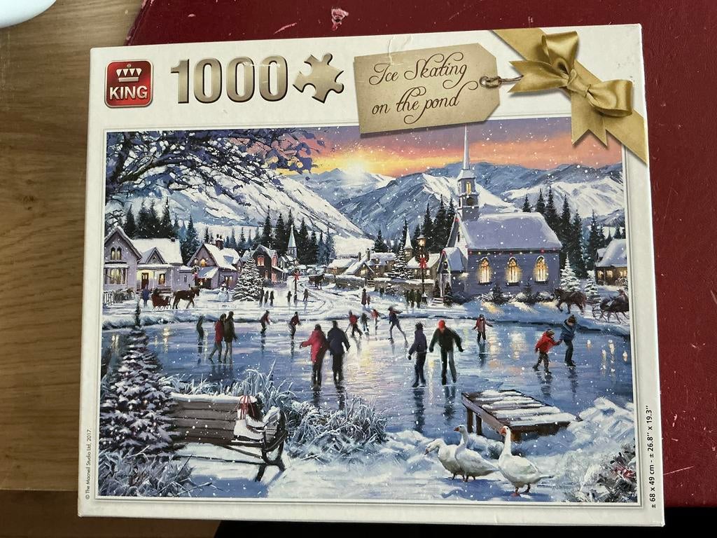 2 puzzels van 1000 stukjes: King & Jumbo, Ophalen, Gebruikt