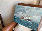 schilderij schip, Antiek en Kunst, Kunst | Schilderijen | Klassiek, Ophalen