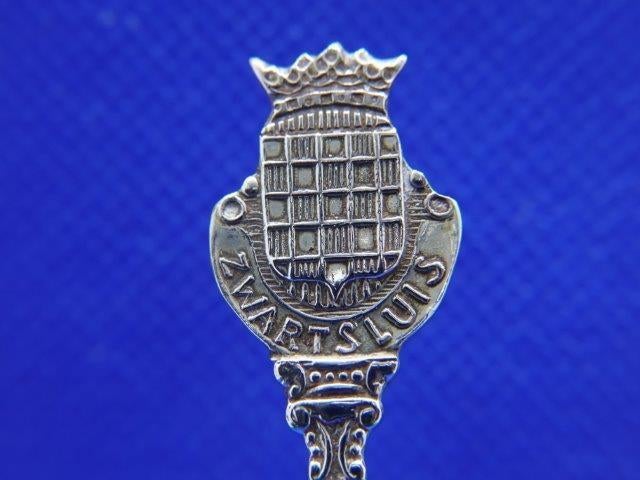 Lepeltje: Zwartsluis Gemeentewapen, Antiek en Kunst, Antiek | Bestek, Verzenden