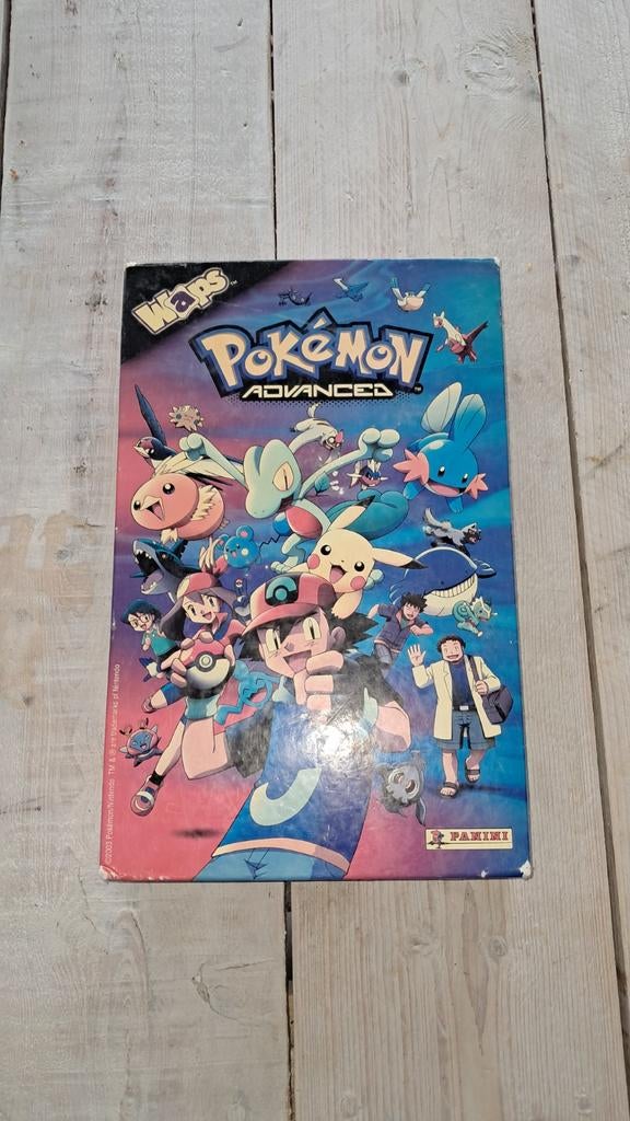 Pokemon Advanced Waps Binder Panini - Prima Staat, Ophalen of Verzenden, Zo goed als nieuw, Boek of Catalogus