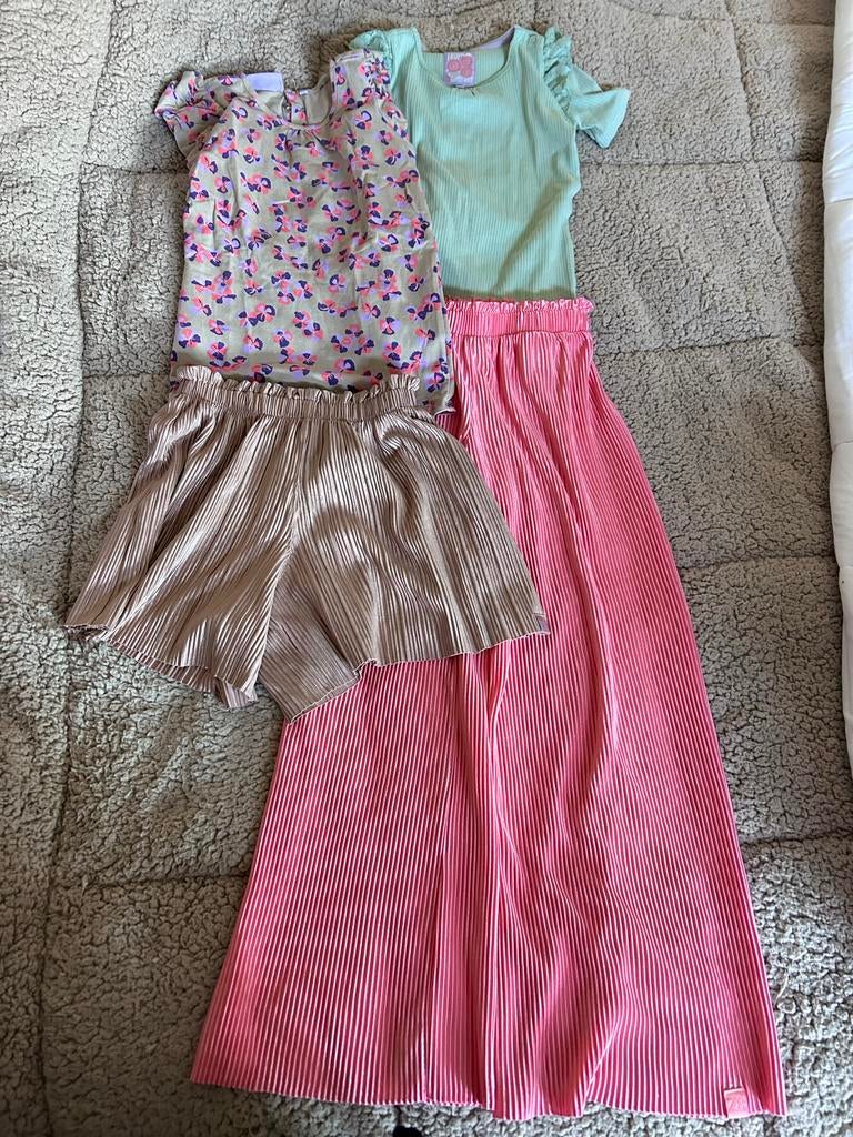 Z8 set maat 128/134 - Rok, korte broek en 2 shirts, Ophalen of Verzenden, Zo goed als nieuw, Meisje, Setje