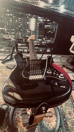 Fender Squier Stratocaster - Zwarte schoonheid!, Ophalen, Zo goed als nieuw, Solid body, Fender