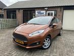 Ford Fiesta 1.0 EcoBoost Titanium 5drs Automaat (bj 2014), Auto's, Euro 5, Zwart, Bruin, Origineel Nederlands