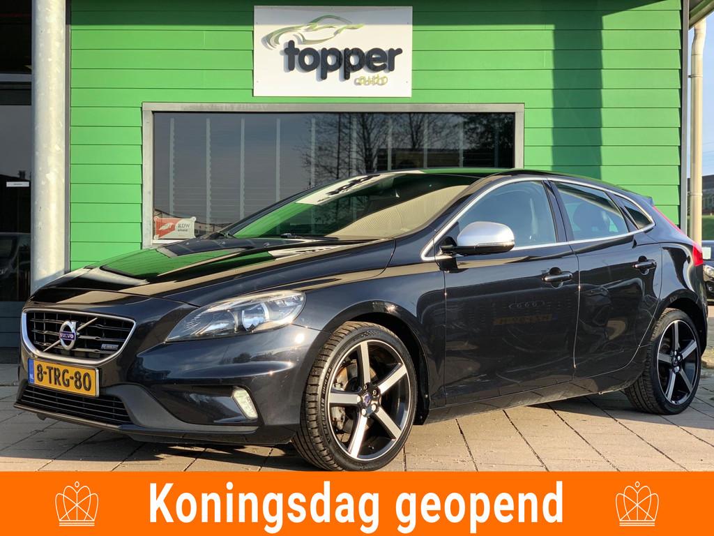Volvo V40 1.6 T4 R-Design | Cruise Control | Navigatie | LED, Auto's, Volvo, Voorwielaandrijving, Gebruikt, 4 cilinders, Zwart