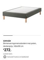 ESPEVÄR binnenveringsmatrasbodem met poten, Ophalen, Gebruikt, Tweepersoons, 140 cm