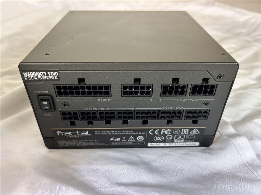 A7363. Fractal ION Gold 750W fully modular power supply, Ophalen of Verzenden, Gebruikt