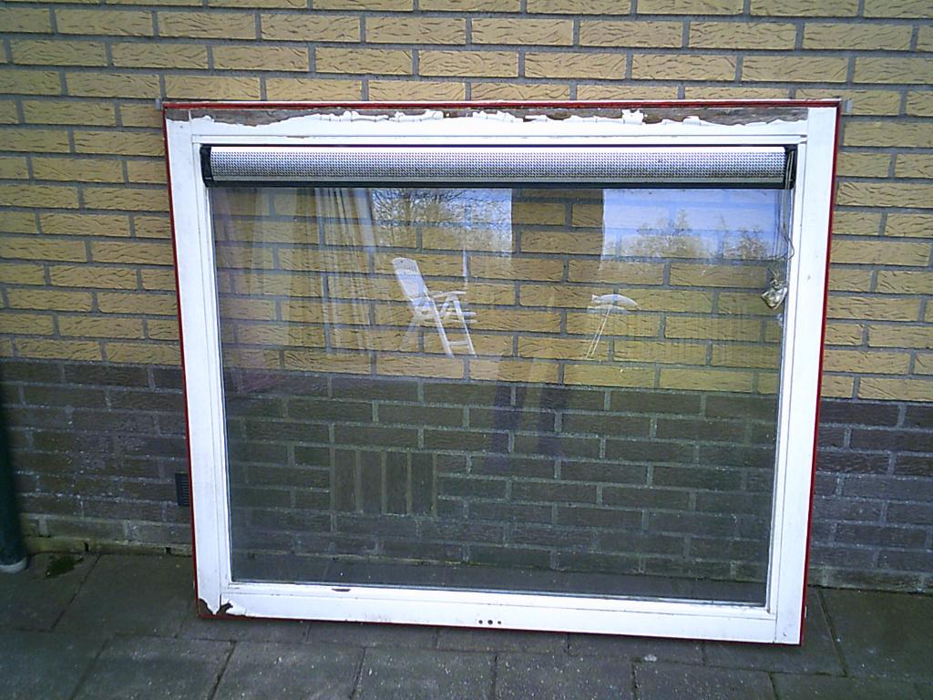 3 stuks tuimelraam 139 x 117 met ventilatie rooster, Ophalen, Gebruikt, 80 tot 120 cm, Glasplaat