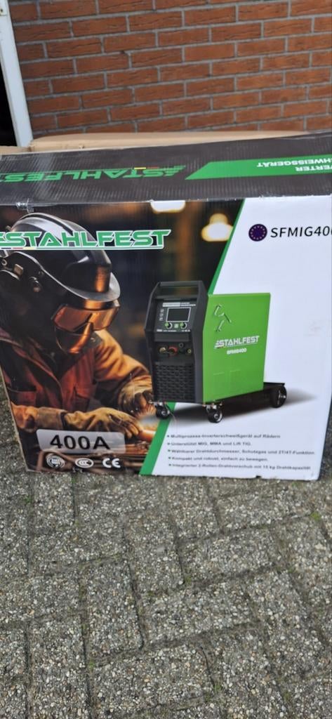 Stahlfest SFMIG400 Inverter Lasapparaat 400A MIG MMA, Ophalen, Nieuw, 250 ampère of meer, Inverter