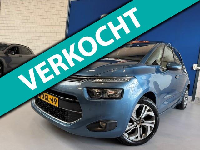 Citroen C4 Picasso 1.6 THP Intensive / bj.2014 / NAP met 140, Auto's, Citroën, Voorwielaandrijving, Stof, Gebruikt, Blauw
