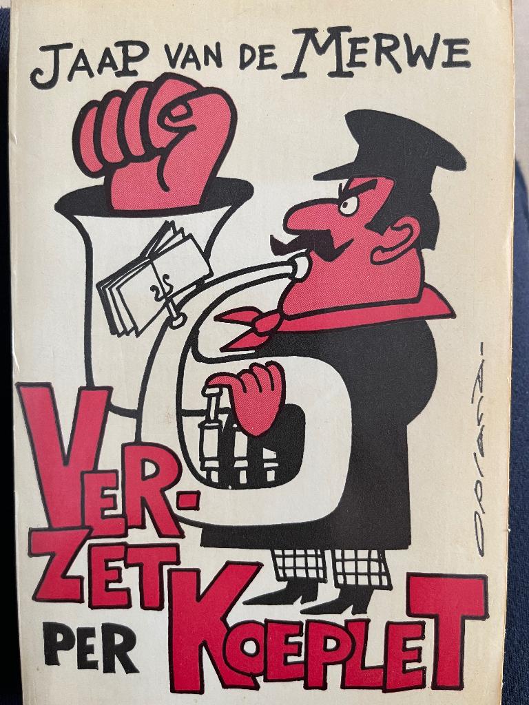 Jaap van de Merwe Verzet per Koeplet, Boeken, Ophalen of Verzenden, Zo goed als nieuw