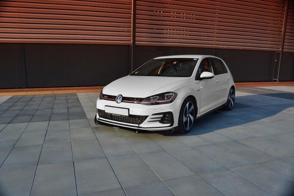 Race Voorlip skirt diffuser splitter - Golf MK7.5 GTI 17+, Auto diversen, Tuning en Styling, Ophalen of Verzenden