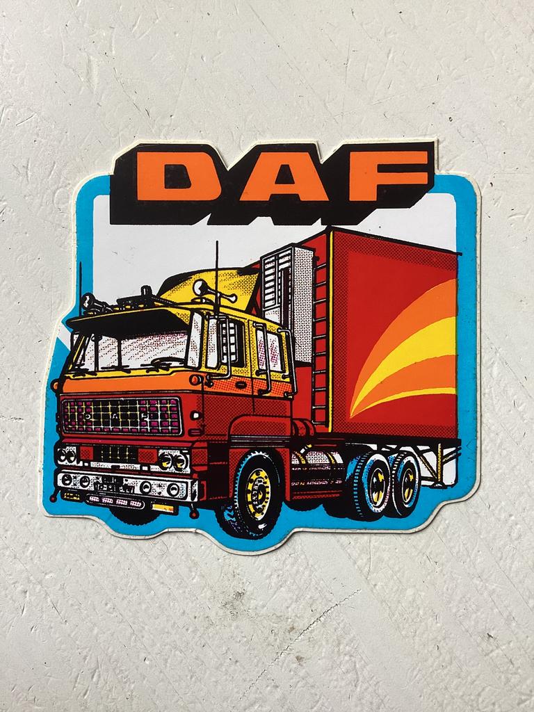 Sticker DAF, Verzamelen, Verzenden, Zo goed als nieuw, Merk