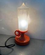 Vintage design Richard Essig lamp glas/ oranje kunststof, Ophalen of Verzenden, Zo goed als nieuw, Glas, Minder dan 50 cm