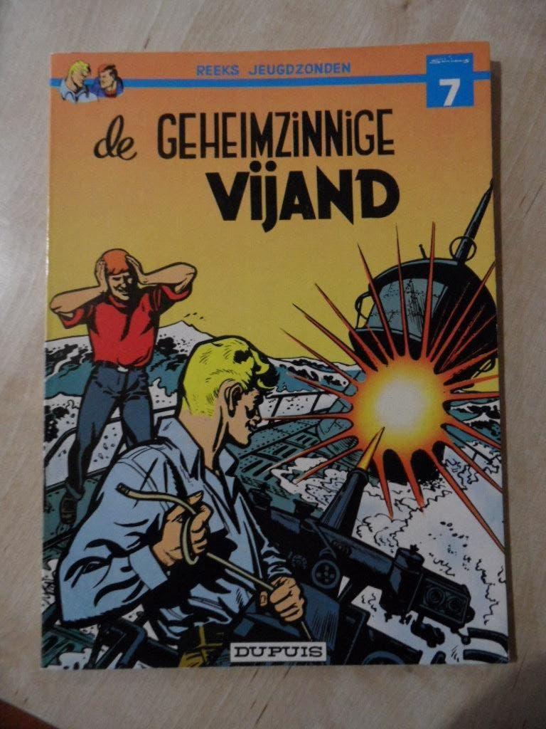 Reeks Jeugdzonden. Nr 7. De geheimzinnige vijand., Eén stripboek, Ophalen of Verzenden, Gelezen