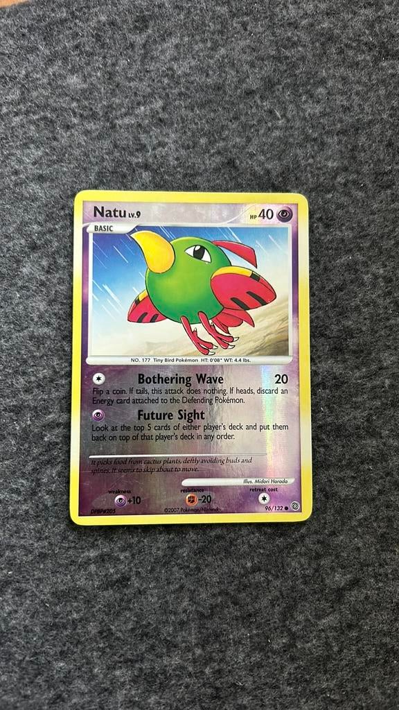 Natu Lv.9 96/132 Secret Wonders Reverse Holo, Ophalen of Verzenden, Zo goed als nieuw