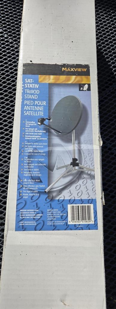 Digitale Satelliet TV Ontvanger Set met Schotels en Statief, Audio, Tv en Foto, Schotelantennes, Ophalen, Gebruikt, (Schotel)antenne