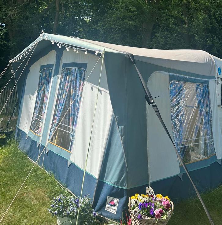 Dorema voortent (omloopmaat 4)., Caravans en Kamperen, Voortenten en Luifels, Zo goed als nieuw, Ophalen of Verzenden