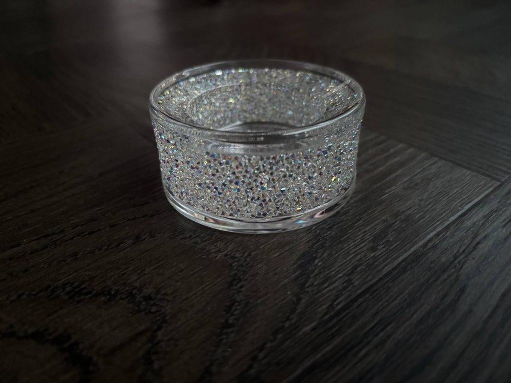 Swarovski theelichthouder – nieuw in doos met certificaat, Ophalen of Verzenden, Nieuw, Huisaccessoire