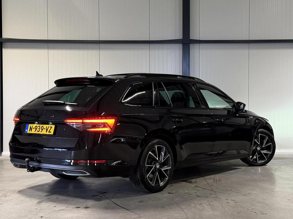 Skoda Superb 1.5 TSI Sportine Pano Virtual Trekhaak Memory, Auto's, Adaptive Cruise Control, Euro 6, 4 cilinders, 150 pk