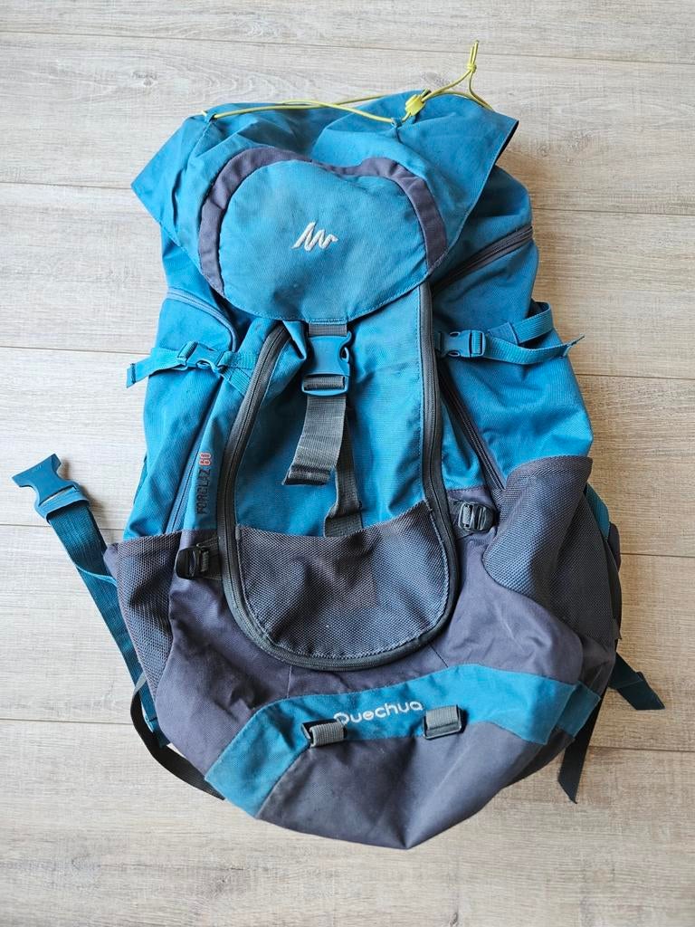 Quechua rugzak forclaz 60, Ophalen of Verzenden, Gebruikt, Overige merken