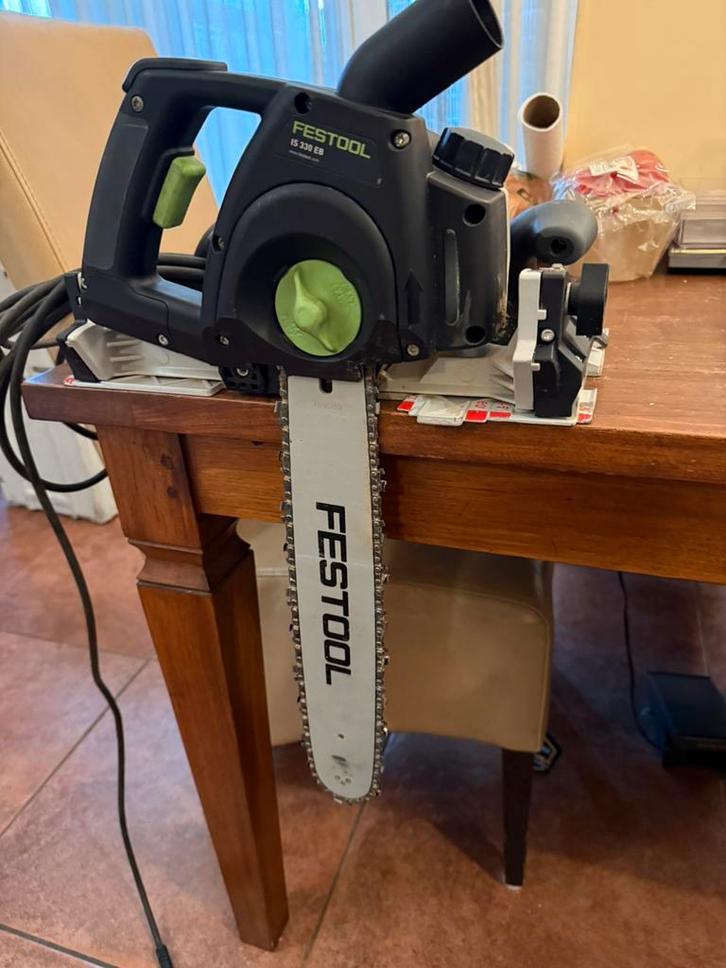 Te koop festool  IS 330 EB, Doe-het-zelf en Verbouw, Gereedschap | Zaagmachines, Gebruikt, Cirkelzaag, 1200 watt of meer, 30 tot 70 mm