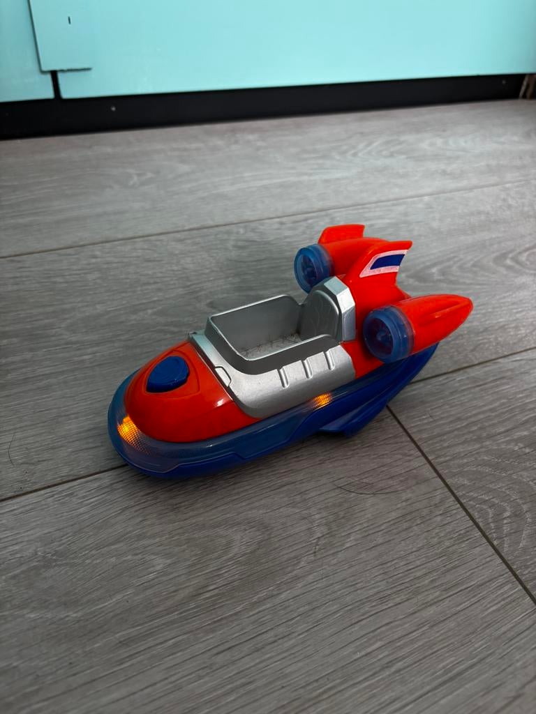 PAW Patrol Mighty Pups Super PAWs Zuma Deluxe Voertuig, Ophalen, Zo goed als nieuw