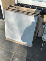 Downtown Platinum Vloer-/Wandtegel | 60,5x60,5 cm Grijs Uni, Ophalen, 60 cm of meer, 5 tot 10 m², Zo goed als nieuw