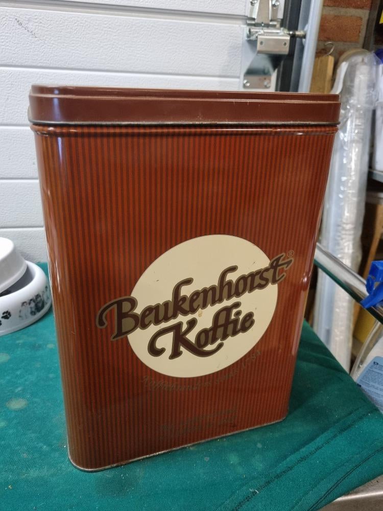 blik groot beukenhorst koffie, Ophalen of Verzenden