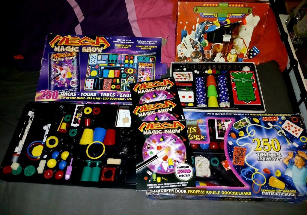 Grote set goocheldozen - Mega Magic Show & meer, Ophalen, Gebruikt, Jongen of Meisje