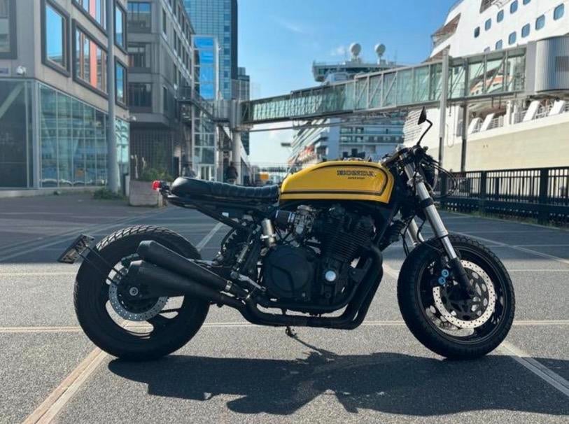Unieke Honda Cafe Racer, 4 cilinders, Motorrijbewijs A, Gebruikt, Particulier