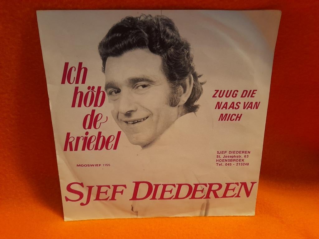 Sjef Diederen - Ich höb de kriebel (1976), Gebruikt, 7 inch, Single, Ophalen of Verzenden