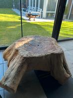 Salontafel boomstam, Huis en Inrichting, Tafels | Salontafels, Zo goed als nieuw, Minder dan 50 cm, Rechthoekig, 50 tot 100 cm