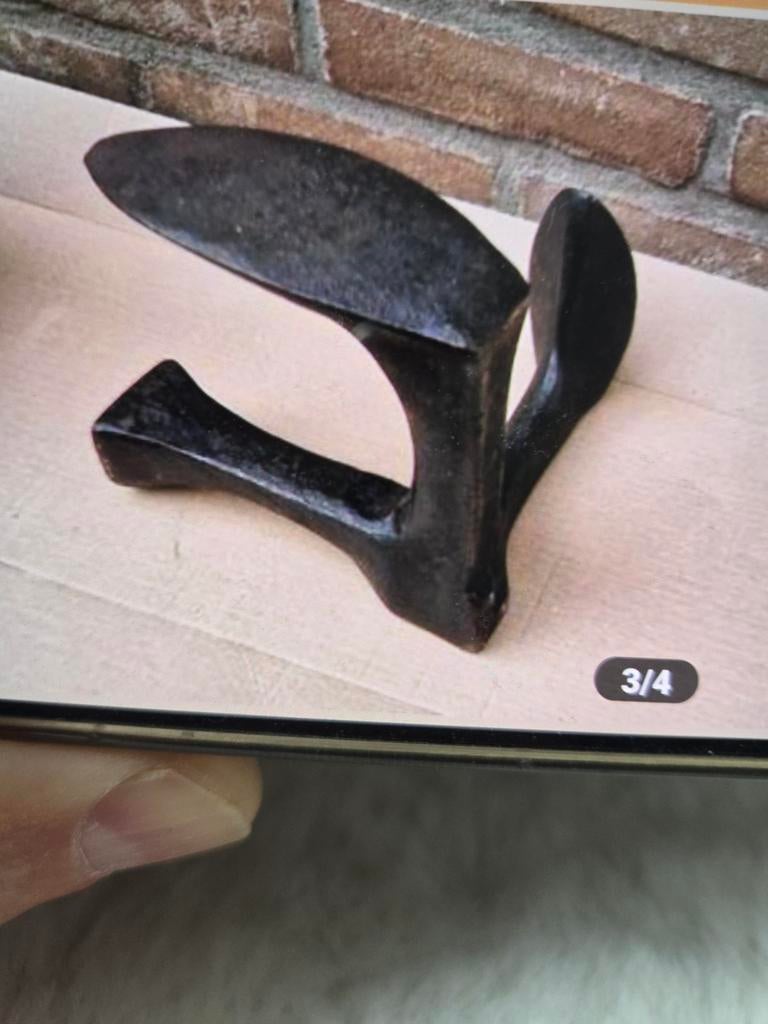 antieke  schoenmakersleest  van gietijzer, Ophalen of Verzenden