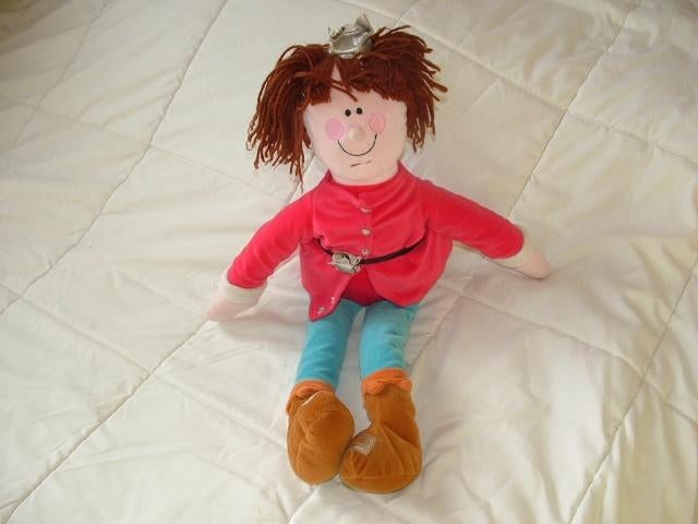 HEMA POPJE PRINS MANNETJE FLEECE ROZE MET ROOD LIJFJ, Ophalen of Verzenden, Nieuw, Overige typen