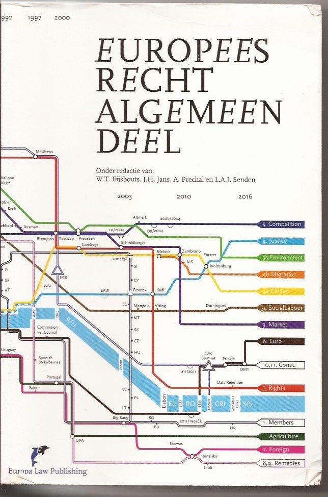 Europees recht algemeen deel, Boeken, Studieboeken en Cursussen, Gelezen, Diverse auteurs, Ophalen of Verzenden, WO