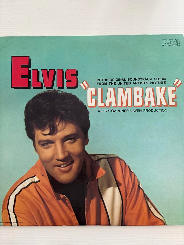 Elvis Presley - Clambake LP (Originele Soundtrack), Verzamelen, Ophalen of Verzenden, Zo goed als nieuw, Cd of Plaat