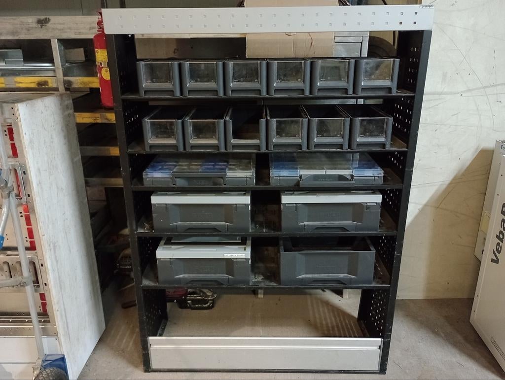 Provan schappen kast losse bakjes bus inrichting auto, Ophalen