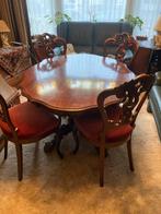 Antieke eethoek met 6 stoelen, Ophalen