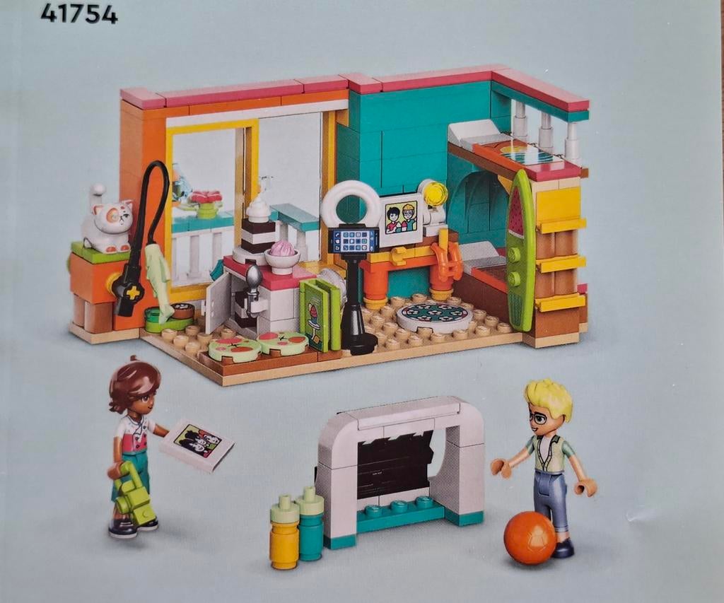 Lego Friends 41754 Leo's Kamer - Complete Set, Ophalen of Verzenden, Zo goed als nieuw